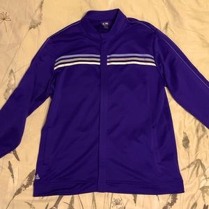 XXL Adidas Zip Up Track-Style Sweater